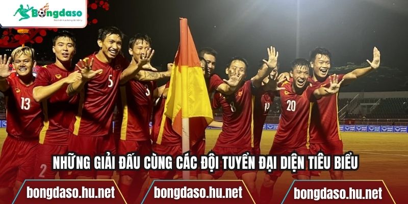 Những giải đấu cùng các đội tuyển đại diện tiêu biểu